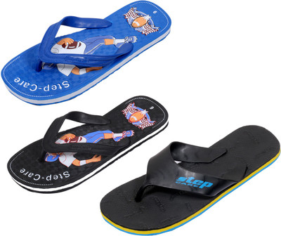 

Indistar Flip Flops, Black step:black::blue