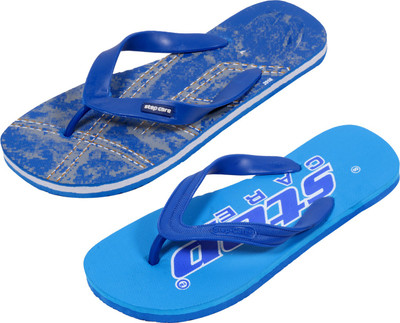 

Indistar Flip Flops, Printed blue::blue