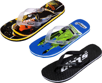 

Indistar Flip Flops, Printed blk:ifel blue::black