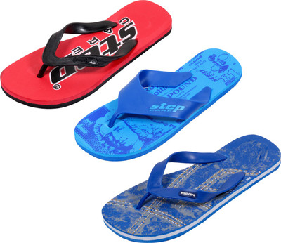 

Indistar Flip Flops, Printed blue:red::printed blue