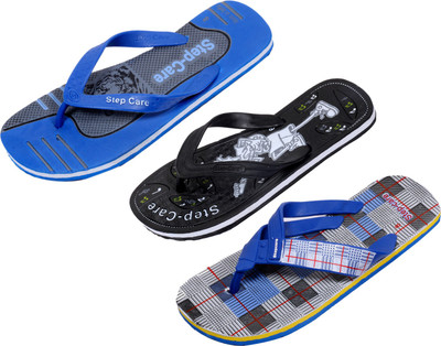 

Indistar Flip Flops, Blue check:blue/grey::black