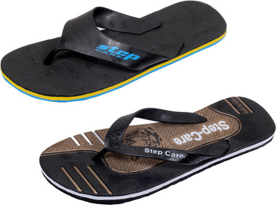 

Indistar Flip Flops, Black step::brown