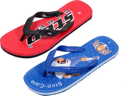 

Indistar Flip Flops, Red::blue