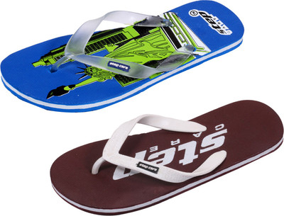 

Indistar Flip Flops, Ifel blue::brown step