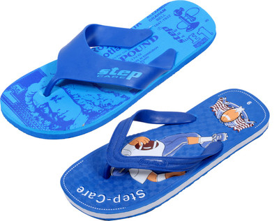

Indistar Flip Flops, Printed blue::blue