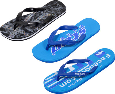 

Indistar Flip Flops, Fb blue:printed black::blue