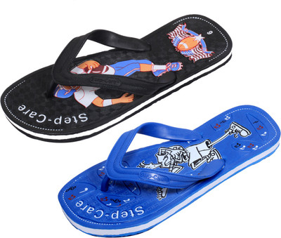 

Indistar Flip Flops, Blue::black