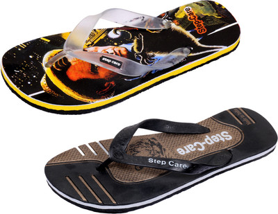

Indistar Flip Flops, Printed blk::brown