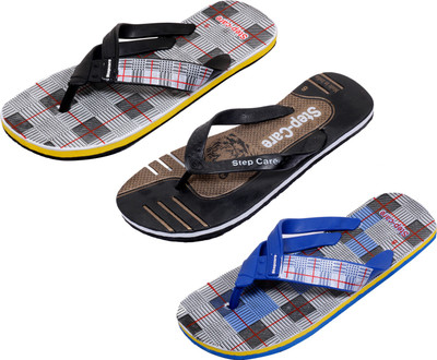 

Indistar Flip Flops, Blue check:white check::brown