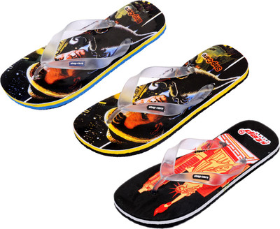 

Indistar Flip Flops, Red:printed blk::printed black