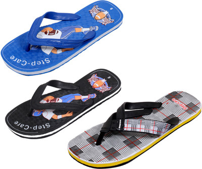 

Indistar Flip Flops, White check:black::blue