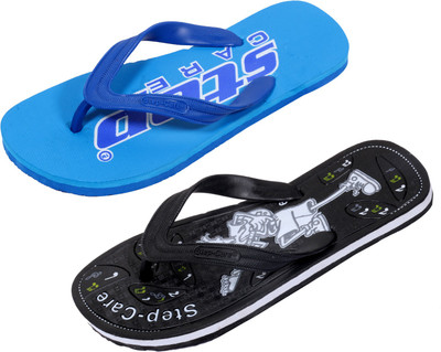 

Indistar Flip Flops, Blue::black