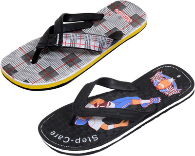 

Indistar Flip Flops, White check::black