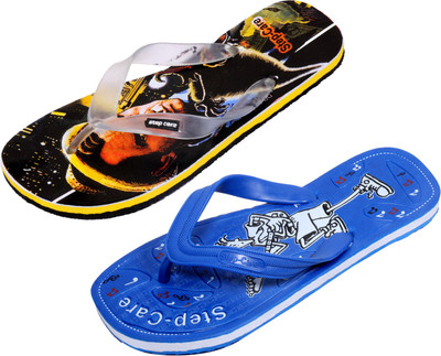 

Indistar Flip Flops, Printed blk::blue