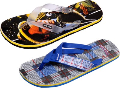 

Indistar Flip Flops, Printed blk::blue check