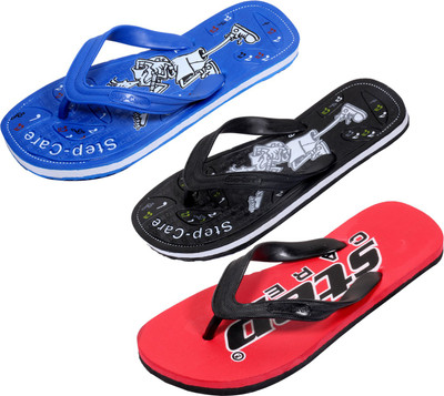 

Indistar Flip Flops, Red:black::blue