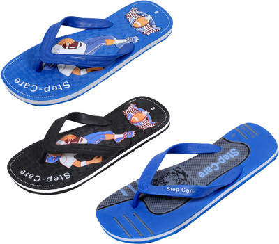 

Indistar Flip Flops, Blue/grey:black::blue