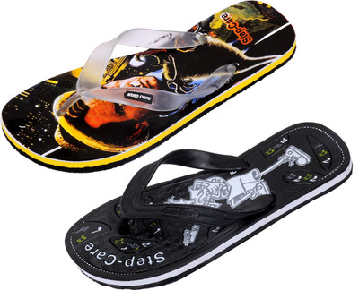 

Indistar Flip Flops, Printed blk::black