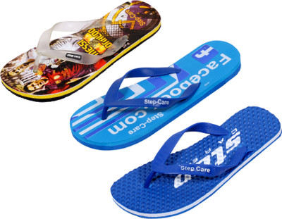 

Indistar Flip Flops, Dotted blue:printed yellow::fb blue