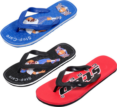 

Indistar Flip Flops, Red:black::blue