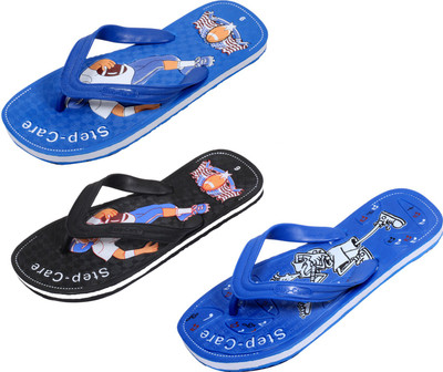 

Indistar Flip Flops, Blue:black::blue