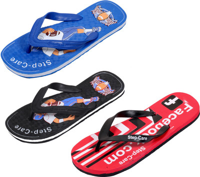 

Indistar Flip Flops, Printed red:black::blue