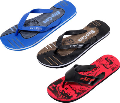

Indistar Flip Flops, Printed red:brown::blue/grey