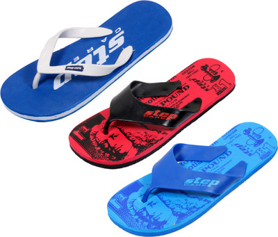 

Indistar Flip Flops, Printed blue:printed red::plain blue
