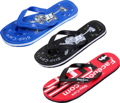 

Indistar Flip Flops, Printed red:black::blue
