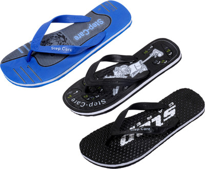 

Indistar Flip Flops, Black:blue/grey::black
