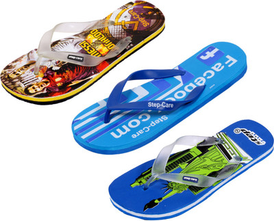 

Indistar Flip Flops, Ifel blue:printed yellow::fb blue