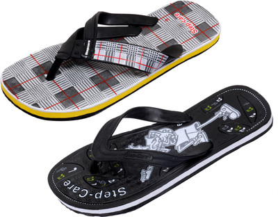 

Indistar Flip Flops, White check::black