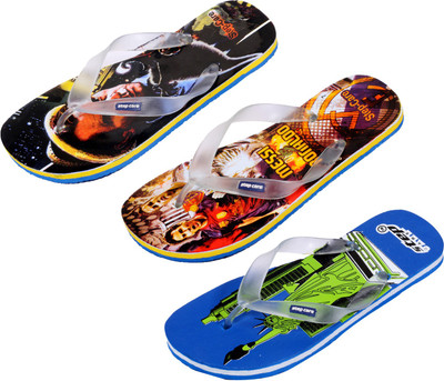

Indistar Flip Flops, Ifel blue:printed black::yellow printed