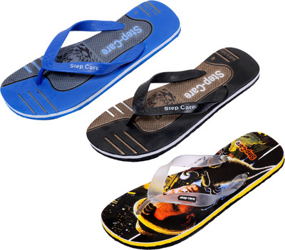 

Indistar Flip Flops, Printed blk:brown::blue/grey