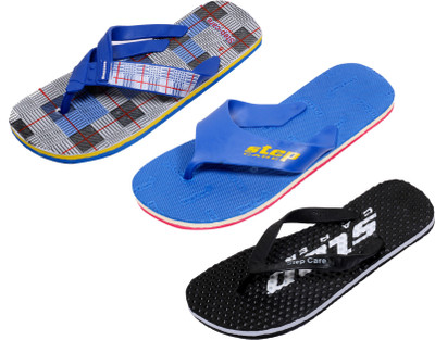 

Indistar Flip Flops, Black:blue step::blue check