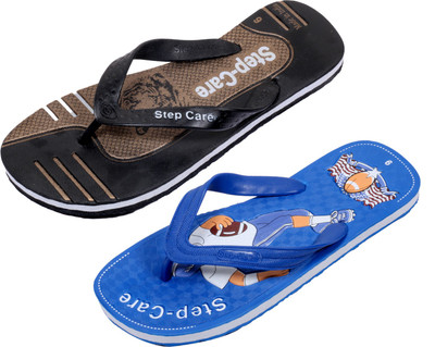 

Indistar Flip Flops, Brown::blue