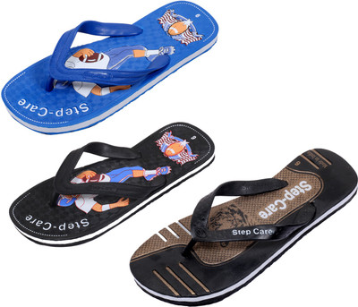 

Indistar Flip Flops, Brown:black::blue