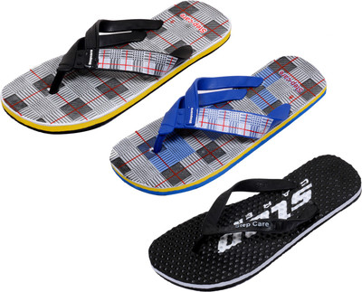 

Indistar Flip Flops, Black:blue check::white check
