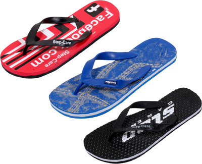 

Indistar Flip Flops, Black:printed red::printed blue