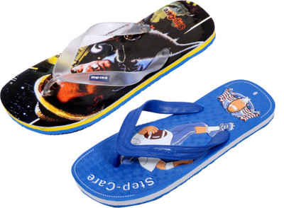 

Indistar Flip Flops, Printed black::blue