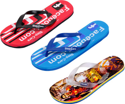 

Indistar Flip Flops, Yellow printed:fb blue::printed red