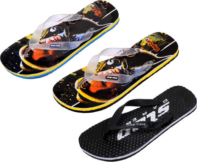 

Indistar Flip Flops, Black:printed blk::printed black