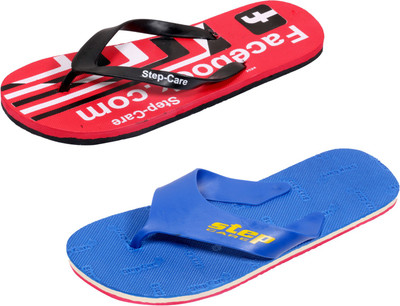 

Indistar Flip Flops, Printed red::blue step
