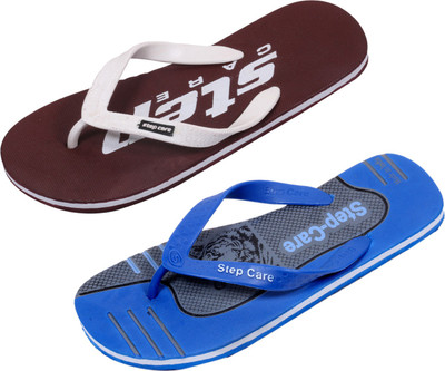 

Indistar Flip Flops, Brown step::blue/grey