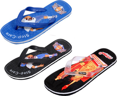 

Indistar Flip Flops, Red:black::blue
