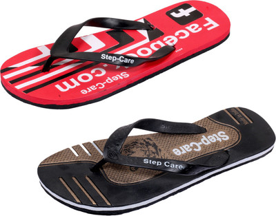 

Indistar Flip Flops, Printed red::brown