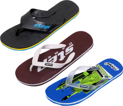 

Indistar Flip Flops, Ifel blue:brown step::black step