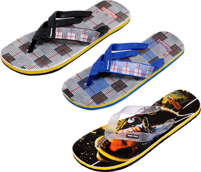 

Indistar Flip Flops, Printed blk:blue check::white check