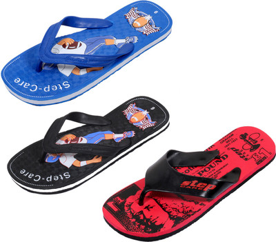 

Indistar Flip Flops, Printed red:black::blue