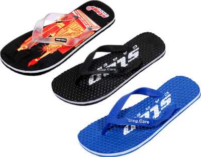 

Indistar Flip Flops, Dotted blue:black::red